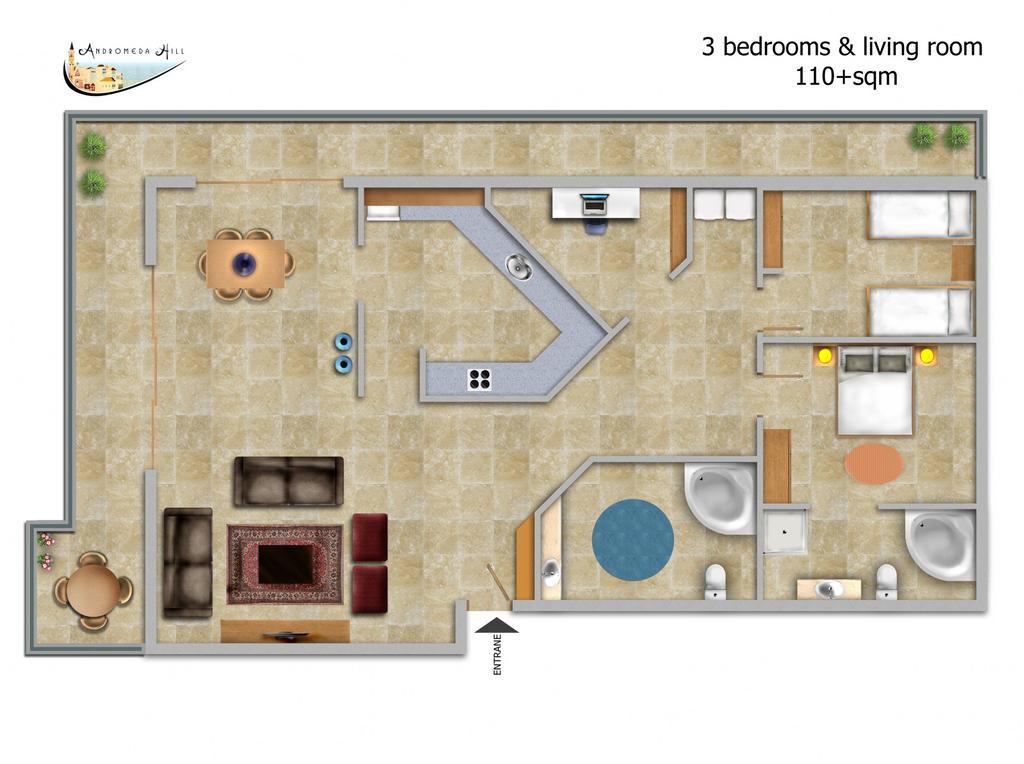 Andromeda Hill Apartments And Spa Tel Aviv Exteriér fotografie